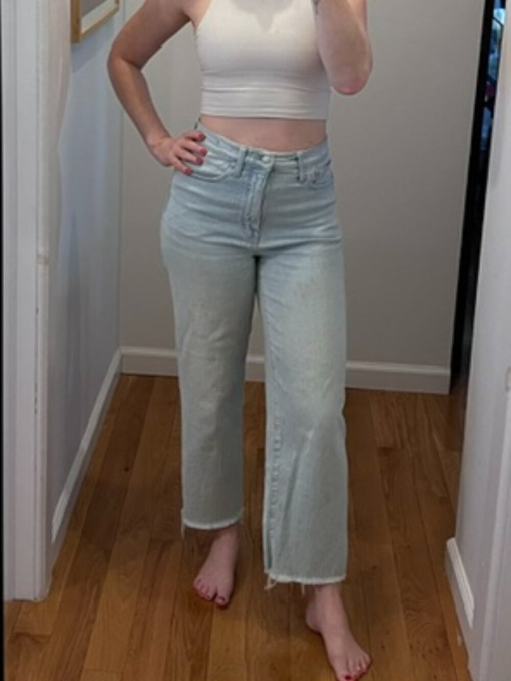 Madewell The Perfect Vintage Wide-Leg Crop Jean, 26T